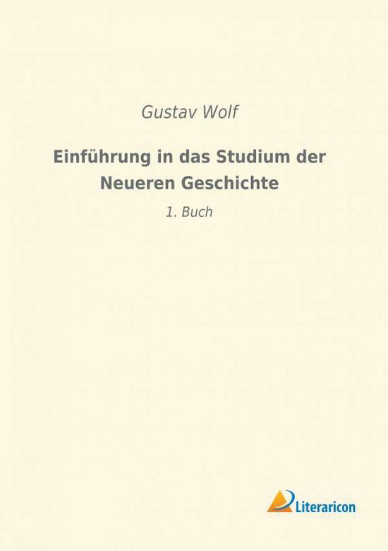 Cover for Wolf · Einführung in das Studium der Neue (Book) (2023)