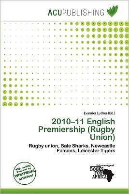 Cover for Evander Luther · 2010 11 English Premiership (Rugby Unio (Book) (2011)