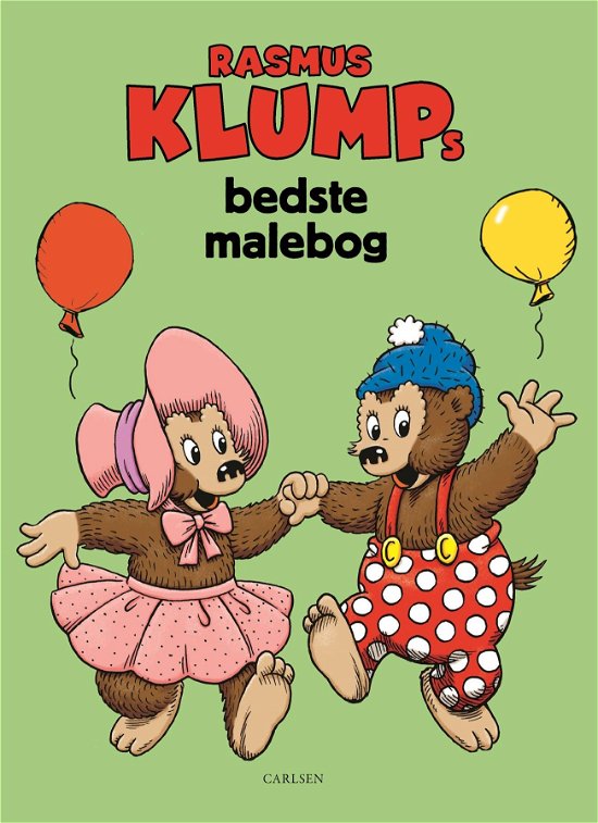 Cover for Carla og Vilhelm Hansen · Rasmus Klumps bedste malebog (kolli 6) (Bog) [1. udgave] (2019)
