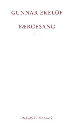 Cover for Gunnar Ekelöf · Bestiarium: Færgesang (Sewn Spine Book) [1st edition] (2022)