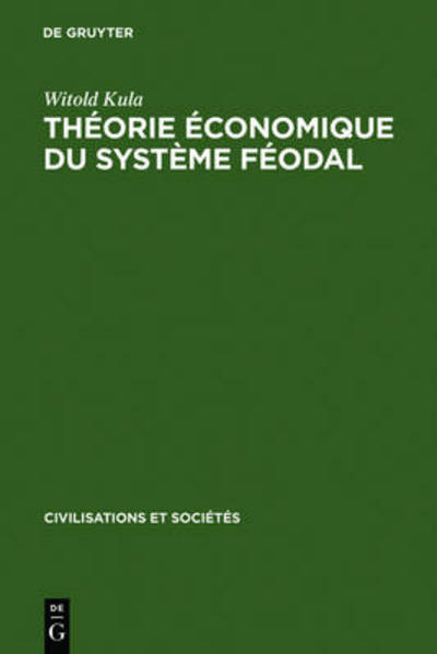 Cover for Kula · Théorie économique du système féod (Book) (1970)