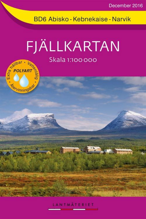 Lantmäteriet · Fjällkartan BD: Abisko-Kebnekaise-Narvik (Hardcover Book) (2017)