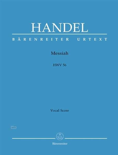 Cover for Handel · HÃ¤ndel:messias Hwv56,engl.ka.ba4012b (Bok)