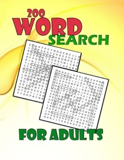 Cover for Book Editions · 200 Word Search for Adults (Paperback Book) (2020)