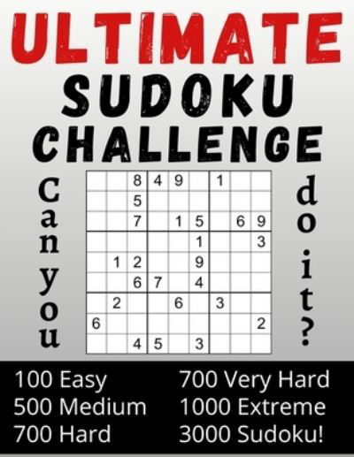 Cover for Sam Smith · Ultimate Sudoku Challenge Can you do It? (Paperback Book) (2021)