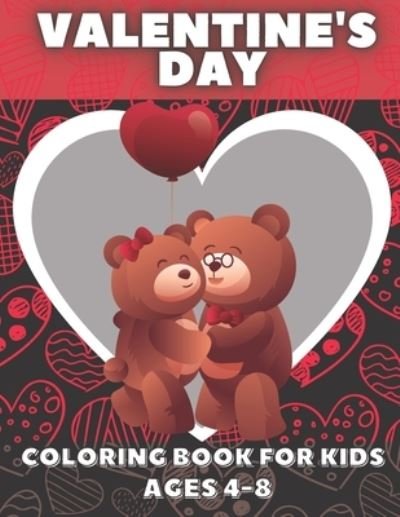 Cover for Pixi Jar · Valentine's Day Coloring Book For Kids Ages 4-8 (Paperback Book) (2021)
