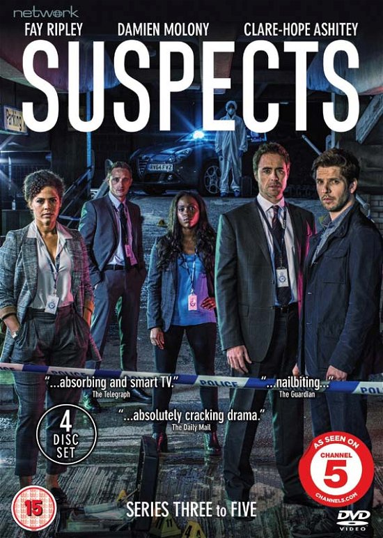 Cover for Suspects Series 3  5 · Suspects Series 3 to 5 (DVD) (2017)