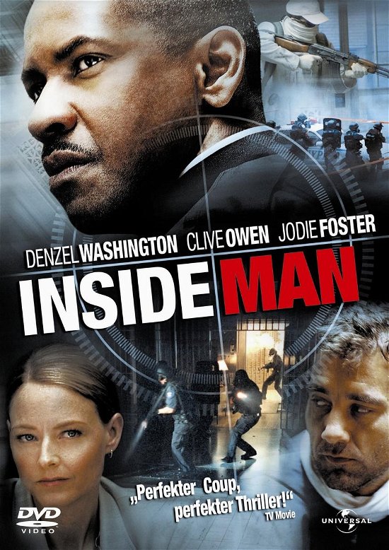 Cover for Denzel Washington,clive Owen,jodie Foster · Inside Man (DVD) (2006)