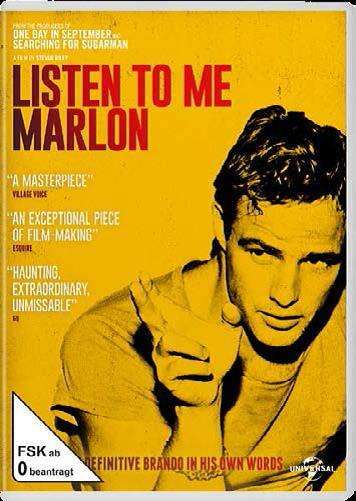 Cover for Marlon Brando · Listen to Me Marlon (DVD) (2015)