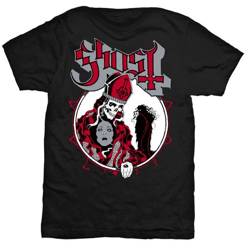 Ghost Unisex T-Shirt: Hi-Red Possession - Ghost - Mercancía - Global - Apparel - 5055295364844 - 