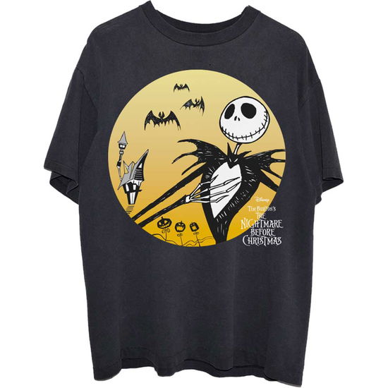 The Nightmare Before Christmas Unisex T-Shirt: Sunset Jack - Nightmare Before Christmas - The - Merchandise -  - 5056561037844 - April 29, 2022