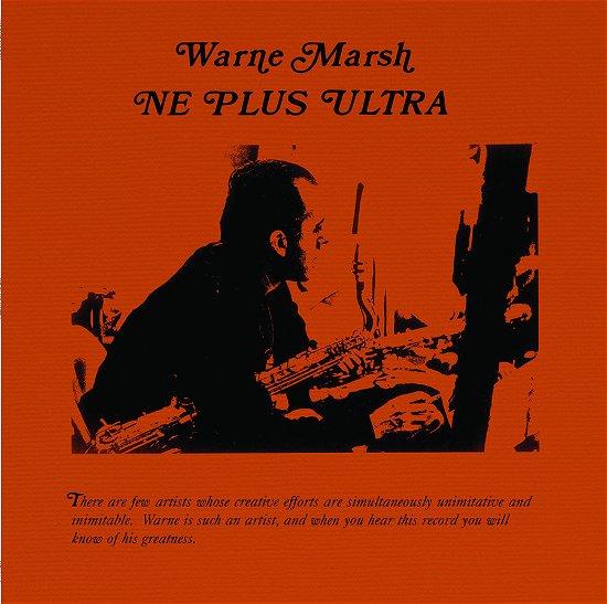 Cover for Warne Marsh · Ne Plus Ultra (LP) (2023)