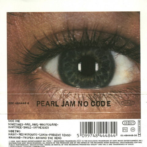 Cover for Pearl Jam · No Code (MISC)