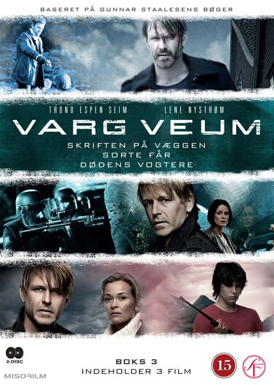 Cover for Varg Veum · Varg Veum - Box 3 (Serie 2 Eps 1-3) (DVD) (2014)