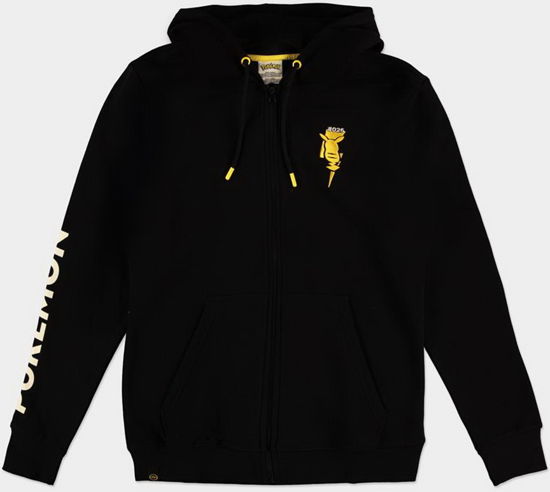 Cover for Pokemon · Attacking Pika! - Men'S Zipper Hoodie - S Hooded Sweatshirts M Black (MERCH)