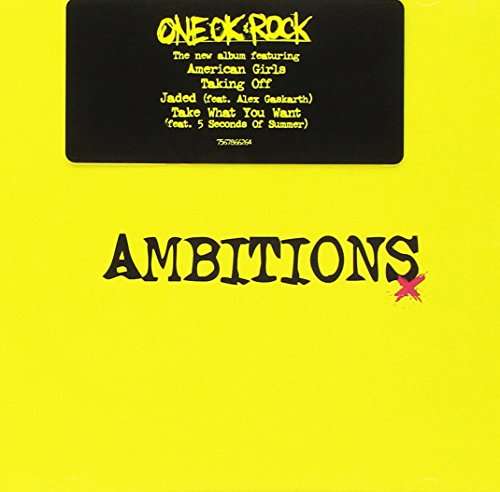 One Ok Rock - Ambitions - One Ok Rock - Music - Fueled By Ramen - 9397601007844 - January 20, 2017