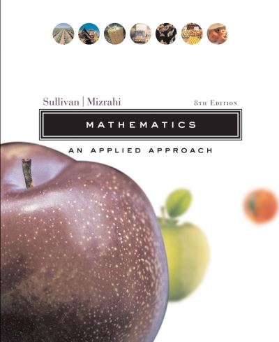 Cover for Sullivan, Michael (Chicago State University) · Mathematics: An Applied Approach (Hardcover Book) (2004)