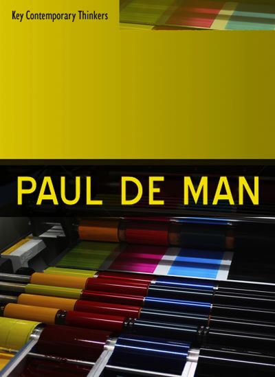 Cover for Nigel Mapp · Paul de Man - Key Contemporary Thinkers (Hardcover Book) (2025)