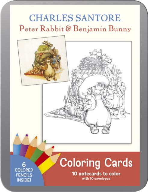 Cover for Charles Santore · Charles Santore Peter Rabbit &amp; Benjabunny Coloring Cards (Print) (2016)