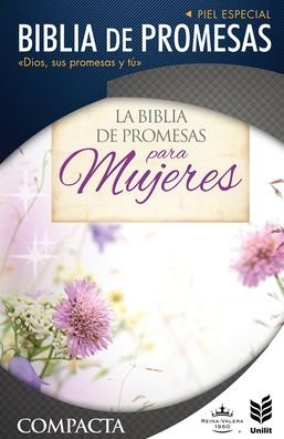 Cover for Unilit · Biblia de Promesas / Compacta/ Piel Especial/ Floral C.Indice (Læderbog) (2017)
