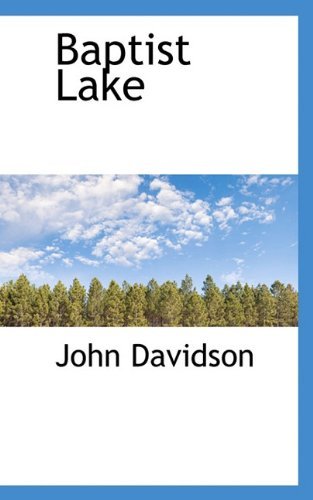 Cover for John Davidson · Baptist Lake (Hardcover Book) (2009)