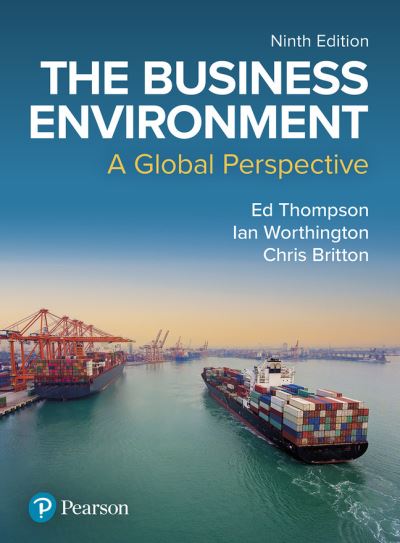 Cover for Ed Thompson · The Business Environment: A Global Perspective (Paperback Book) (2023)