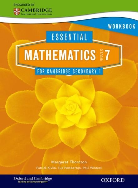 Cover for Margaret Thornton · Essential Mathematics for Cambridge Lower Secondary Stage 7 Workbook (Paperback Book) [New edition] (2014)