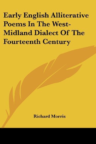 Cover for Richard Morris · Early English Alliterative Poems in the West-midland Dialect of the Fourteenth Century (Pocketbok) (2007)