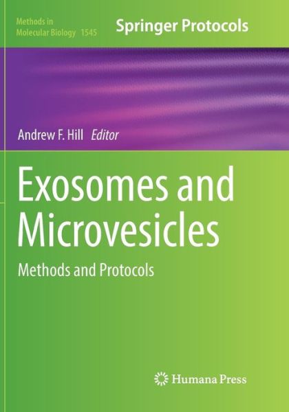 Cover for Exosomes and Microvesicles: Methods and Protocols - Methods in Molecular Biology (Paperback Book) [Softcover reprint of the original 1st ed. 2017 edition] (2018)