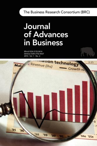 Cover for Brc · The Brc Journal of Advances in Business: Vol. 1, No. 2 (Paperback Bog) (2011)
