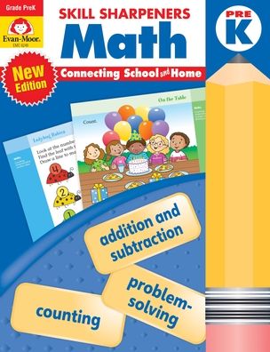 Cover for Evan-Moor Educational Publishers · Skill Sharpeners: Math, Grade Prek (Paperback Book) (2021)