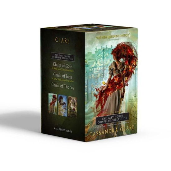 Cover for Cassandra Clare · The Last Hours Complete Collection (Boxed Set): Chain of Gold; Chain of Iron; Chain of Thorns - The Last Hours (Gebundenes Buch) (2023)