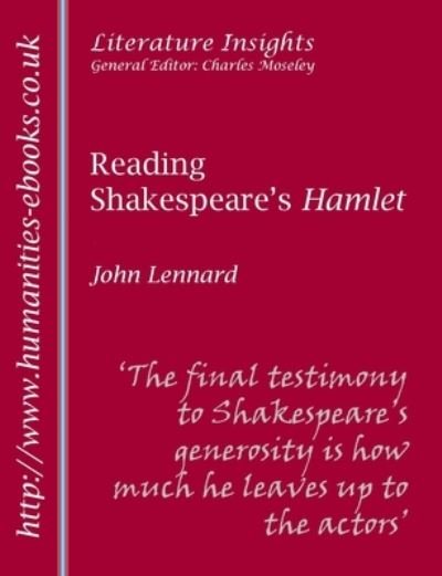 Cover for John Lennard · William Shakespeare (Book) (2016)