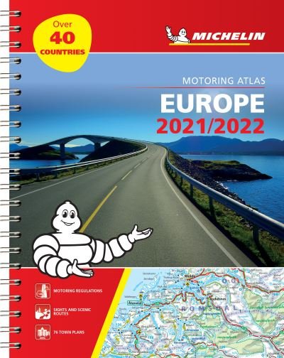 Europe 2021 / 2022 - Tourist and Motoring Atlas (A4-Spiral): Tourist & Motoring Atlas A4 spiral - Michelin - Boeken - Michelin Editions des Voyages - 9782067249844 - 6 januari 2021
