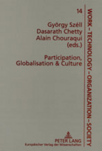 Cover for Participation, Globalisation &amp; Culture: International and South African Perspectives - Arbeit - Technik - Organisation - Soziales / Work - Technology - Organization - Society (Paperback Book) (2002)
