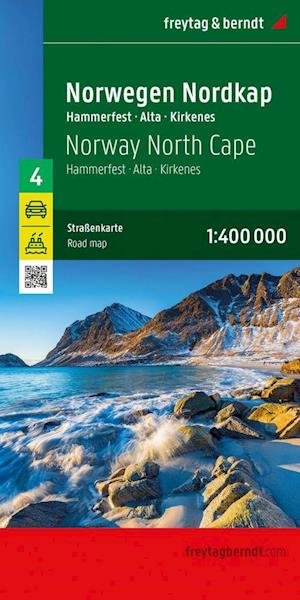 Freytag & Berndt · Freytag & Berndt Road Map: Freytag & Berndt Norwegen blad 4: Nordkap - Hammerfest - Alta - Kirkenes (Hardcover Book) (2024)