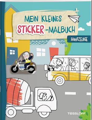 Cover for Alberta Kiel · Mein kleines Sticker-Malbuch. Fahrzeuge (Book) (2024)