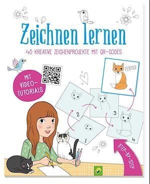 Cover for Isabelle Metzen · Zeichnen lernen  - 40 kreative Zeichenprojekte mit QR-Codes (Taschenbuch) (2022)