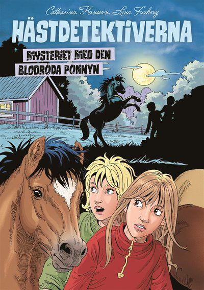 Cover for Catharina Hansson · Hästdetektiverna: Mysteriet med den blodröda ponnyn (ePUB) (2019)