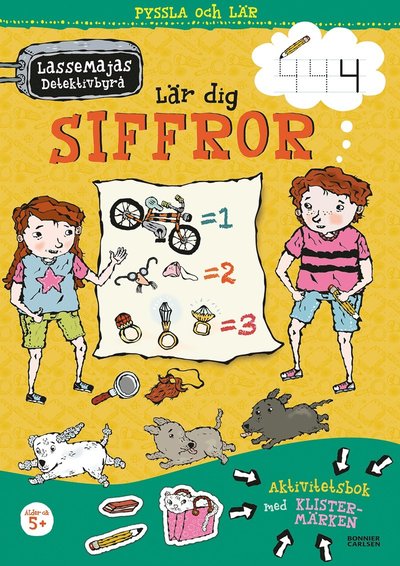 Cover for Martin Widmark · LasseMajas Detektivbyrå: LasseMajas detektivbyrå lär dig siffror (Bok) (2021)