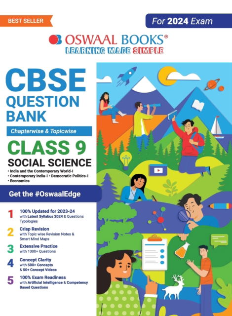 Cover for Oswaal Editorial Board · Oswaal CBSE Class 9 Social Science Question Bank (2024 Exam) (Paperback Book) (2023)