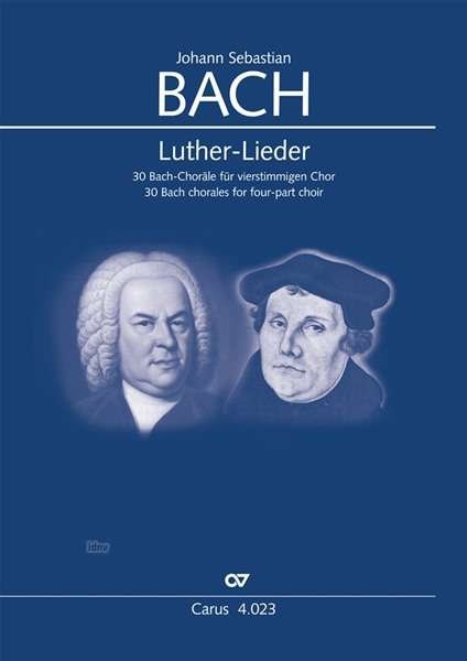 Cover for Bach · Luther-Lieder,4-stimm.Chor (Book)