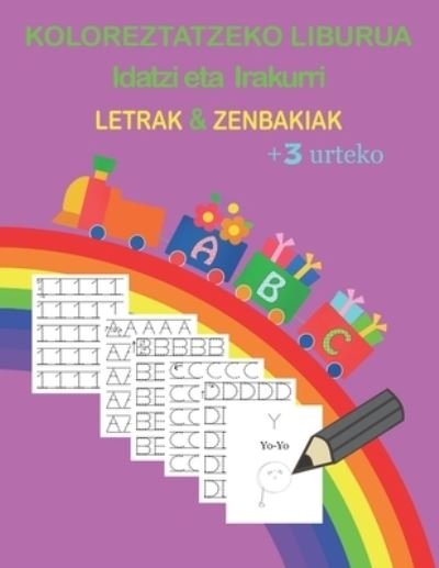 Cover for Nabil Haj · Koloreztatzeko Liburua: Idatzi Eta Irakurri (Taschenbuch) (2021)