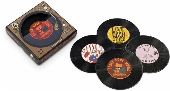 Woodstock Record Coasters - Aquarius - Merchandise -  - 0840391127845 - 