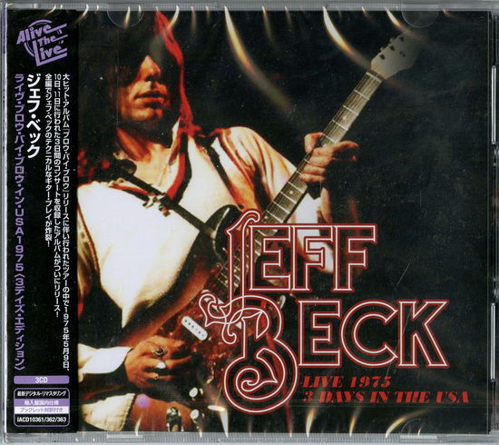 Cover for Jeff Beck · Live 1975 - 3 Day in USA (CD) [Japan Import edition] (2020)