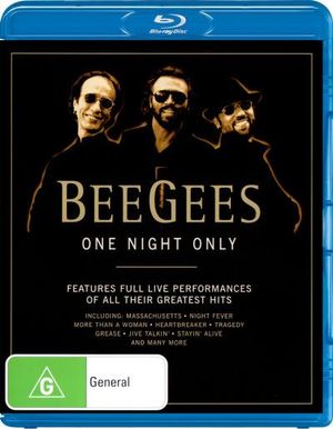 Cover for The Bee Gees · One Night Only (Blu-Ray) (2013)