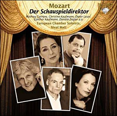 Mozart: Der Schauspieldirektor - European Chamber Soloists / Matt - Musiikki - Brilliant Classics - 5028421931845 - perjantai 17. marraskuuta 2006