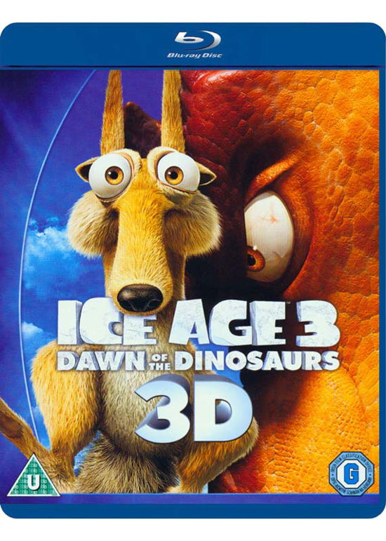 Cover for Ice Age 3 - Dawn of the Dinosa · Ice Age 3 - Dawn Of The Dinosaurs 3D + 2D Blu-Ray + (Blu-ray) (2021)