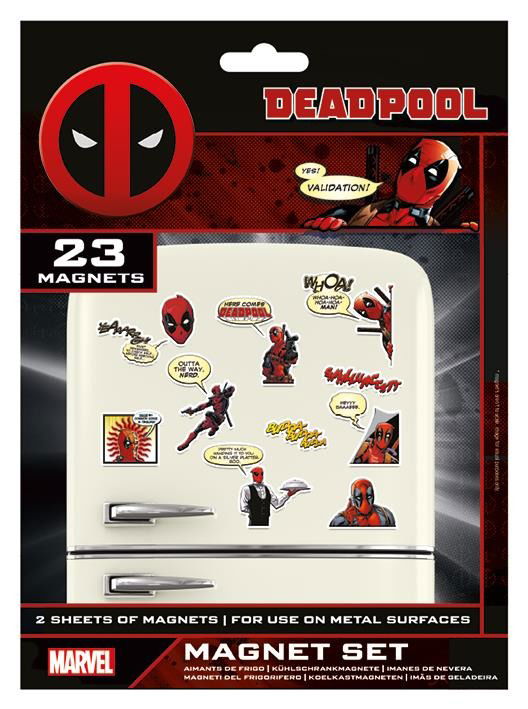 DEADPOOL - Magnet Set - Comic - Magnets - Koopwaar -  - 5050293650845 - 1 oktober 2019