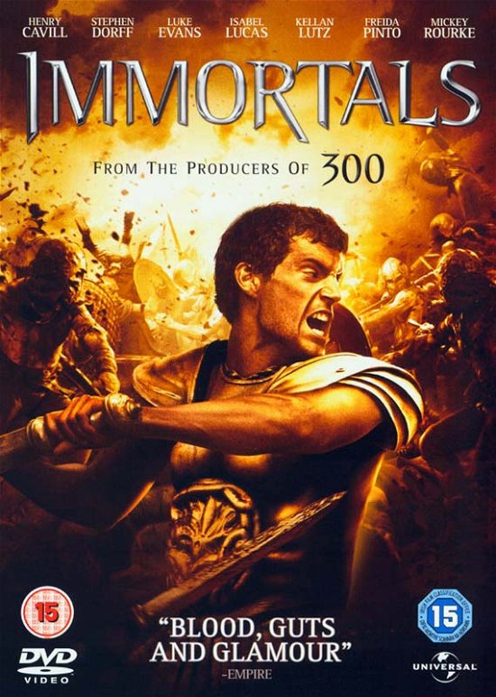 Cover for Immortals (DVD) (2012)